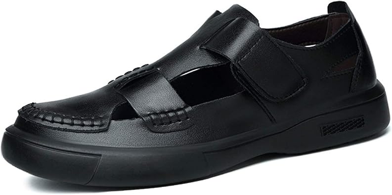 Amazon Wewin ビジネスシューズ オフィスサンダル メンズ 本革 黒 ベルクロ スリッポン 革靴 メッシュ靴 紳士靴 ウォーキング カジュアル ドライビング 事務所 スニーカービズ 履き心地 蒸れない 防臭 通気 防滑 Wewin ビジネスシューズ