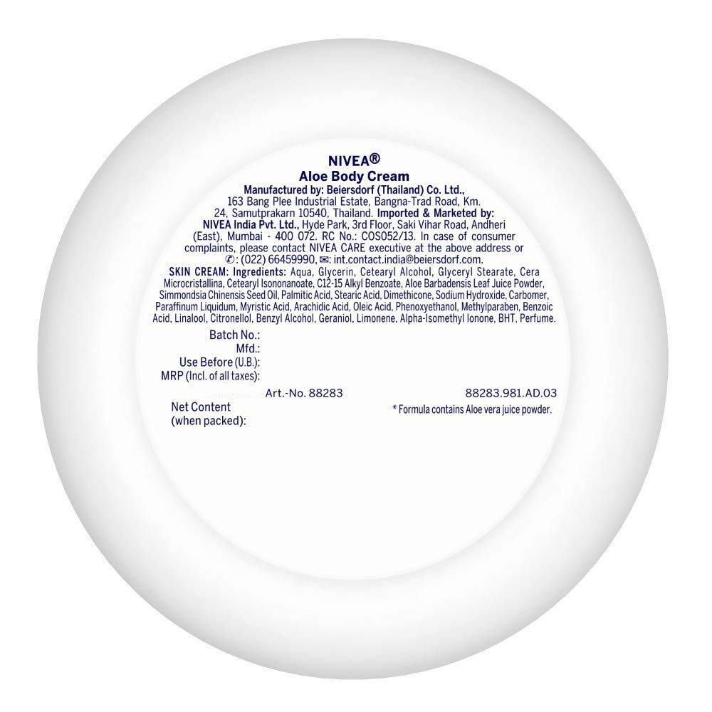 nivea soft aloe hydration cream