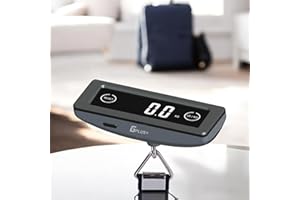 Luggage Scale with Touch Screen LCD Backlit Display Screen 40kg / 90lb Portable Premium Digital Scale - Balance Digital Posta