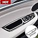 CROTRIM Carbon Fiber Door Armrest Window Switch Cover for BMW X5 E70（08-13） X6 E71（09-14）