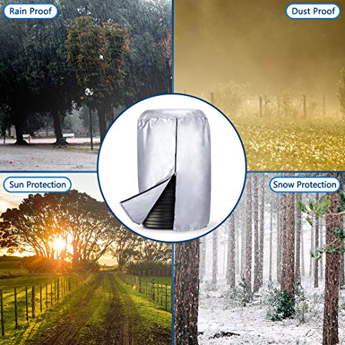 Aebitsry Seasonal Tire Storage Cover, Car Spare Tires Bag 210D Oxford Cloth Waterproof Dustproof Sonw and UV Protection Fit Up to 32" Tire Diameter - Thumbnail 5