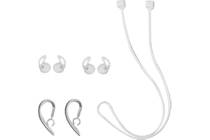 Timekettle Accessories for M2 Language Translator Earbuds, Including 1 Pair of earhooks, 2 Pairs of Earmuffs, 1 Anti-Lost Lanyard