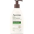 Aveeno Daily Facial Cleanser, Gentle Foaming Gel Face Wash for Normal to Oily Skin, Removes Oil Without Disrupting Skin's Moi