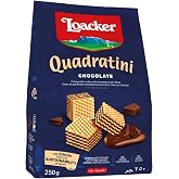 Loacker Quadratini Chocolate Wafer Cookies, 8.82 Ounce