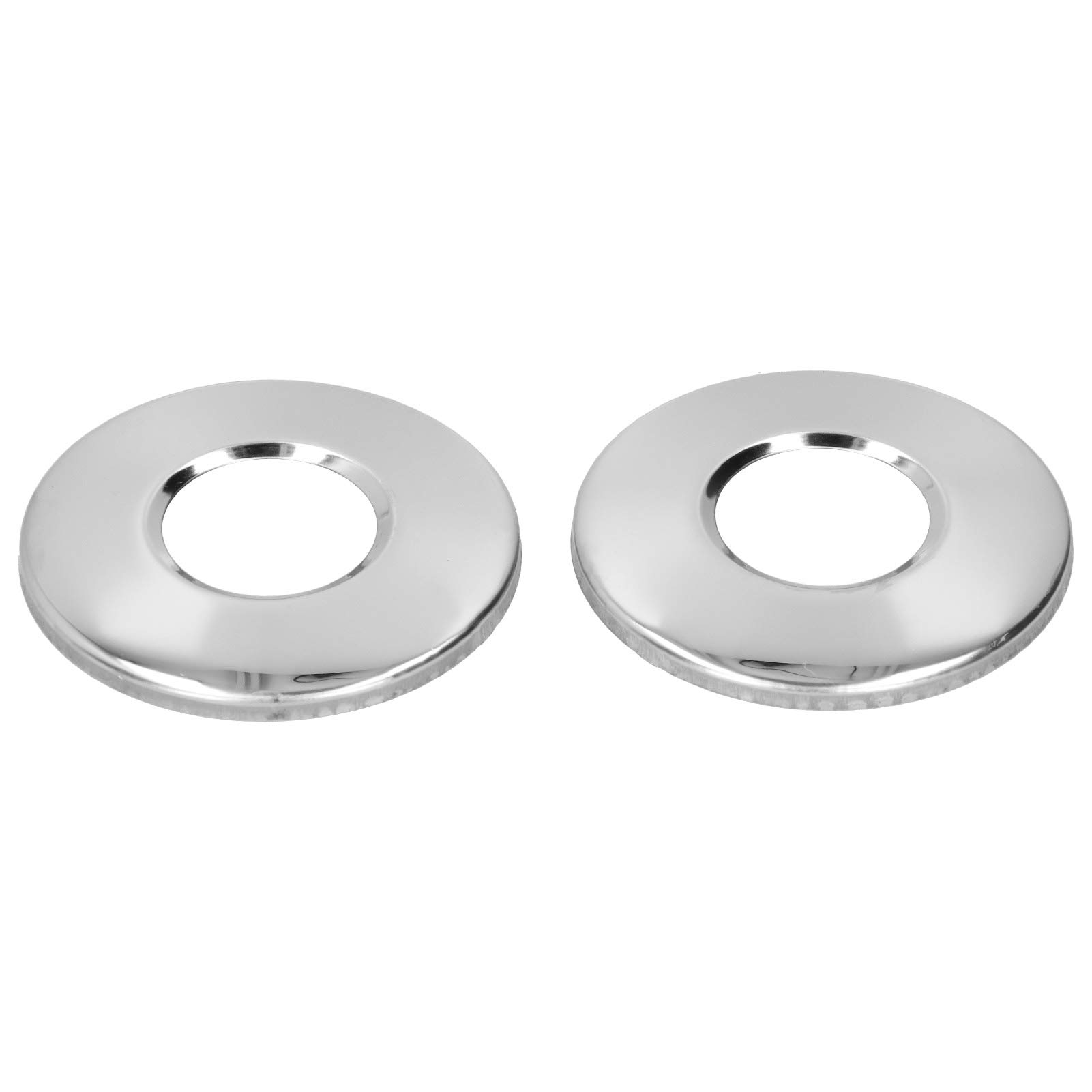 2Pcs Swimming Pool Ladder Escutcheon Cover Plate,Round Stainless Steel Pool Ladder Rings,for 5cm Ladder Pipe Pool Hand Rail Replacement Parts