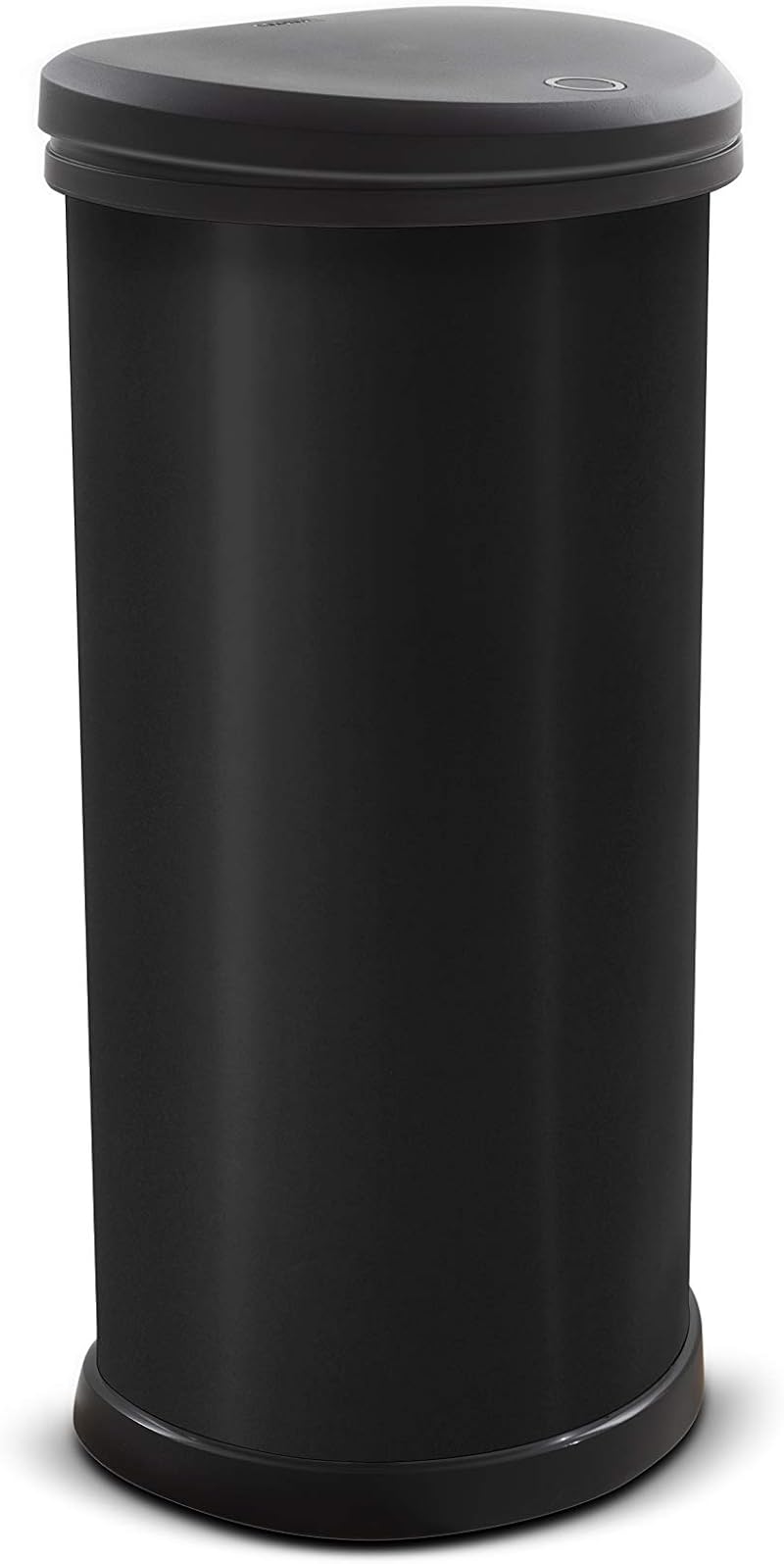 Curver 40L Deco Bin Matt Black Waste Container Kitchen Home Office