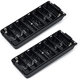 HYS BP194 Battery case (Not Includes:Alkaline Pack 8 x AA Cell) for Icom IC-F3 IC-F3S IC-F4 IC-F4S 2 Way Ham Radio (2 Packs)