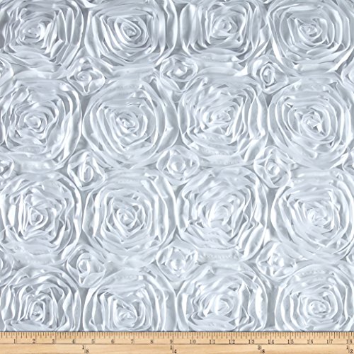 Ben Textiles Inc. Wedding Rosette Satin White