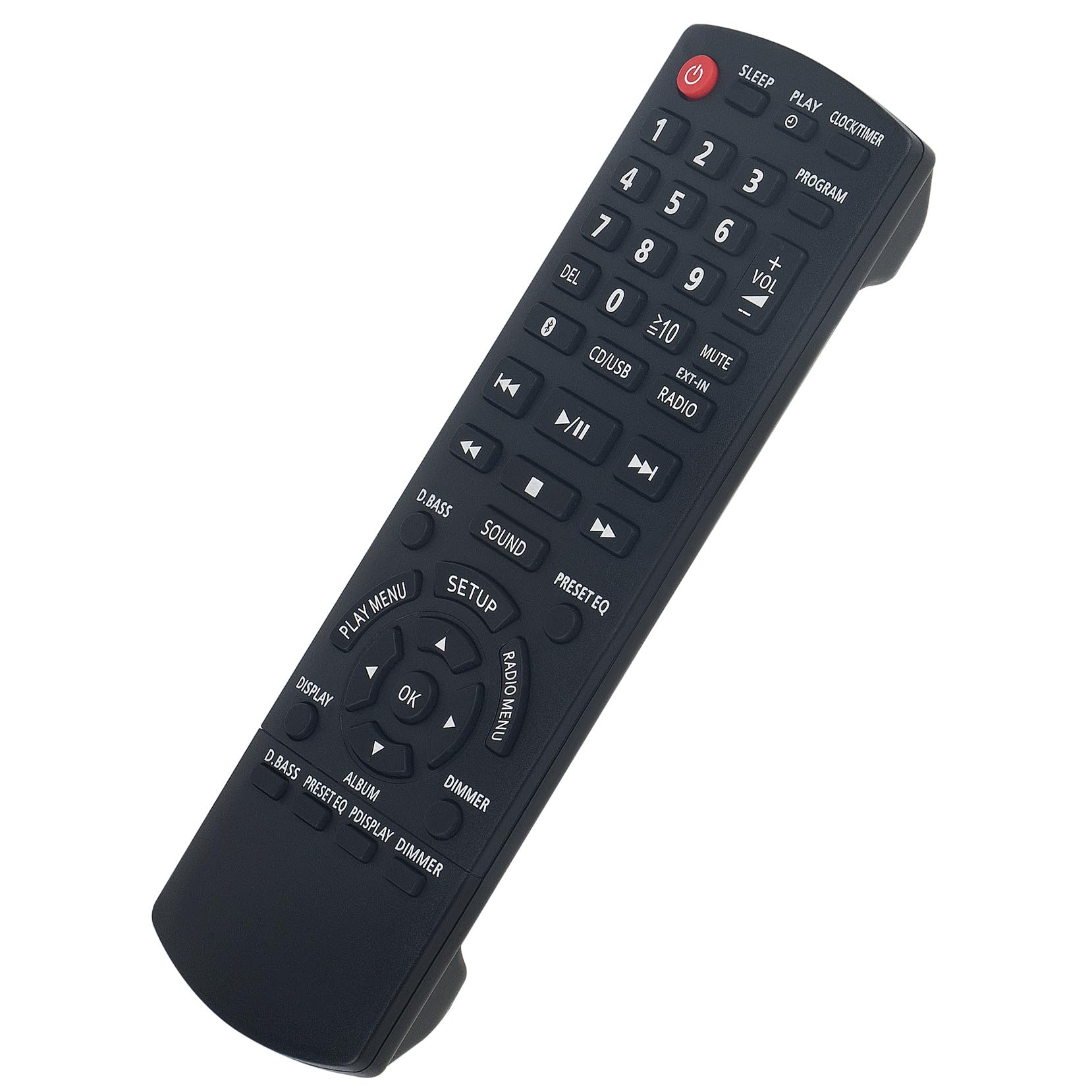 N2QAYB001101 VINABTY Replacement Remote Control Fit for Panasonic CD Stereo System SC-PMX80 SC-PMX82 SA-PMX82 SA-PMX80 SB-PMX70 SC-PMX94 SA-PMX94 SB-PMX70 SC-PMX82 SC-PMX80 SA-PMX82 SA-PMX80 SB-PMX70