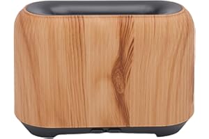 banapoy 3D Effect Essential Oil Diffuser, 150ml Aromatherapy Humidifier with LED Colorful Lights for Home Office Bedroom (Lig