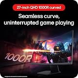 LG UltraGear 27GS60QC 27 inch Curved Gaming Monitor 1440p 180Hz 1ms view 2
