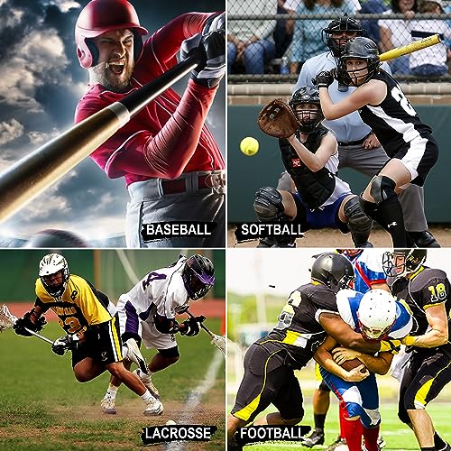 CCBeauty Red Eye Black Baseball, Cream Face Body Paint Stick Sports Football Accessories, Softball Gear, Halloween Clown Joker Devil Cosplay Costume Parties, 0.67 Ounce
