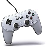 8BitDo Pro 2 Wired Controller for Switch, Windows, Steam Deck & Raspberry Pi (Gray Edition)