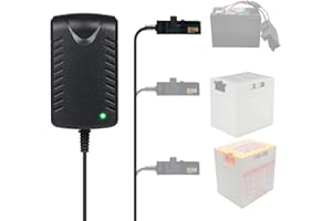CAKULA 12V Charger for Power Wheels Battery 12 Volt Battery Charger for Fisher-Price Power Wheels Gray Battery and Orange Top Battery