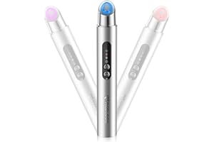 REDLOOK Depuffing Wand - Multi-Mode Cold & Heat Eye with Massager,At Home Face Roller Tool, Beauty Wand for Puffiness Reduction, Dark Circles, and Let The Skin Be Full of Radiance - Silver