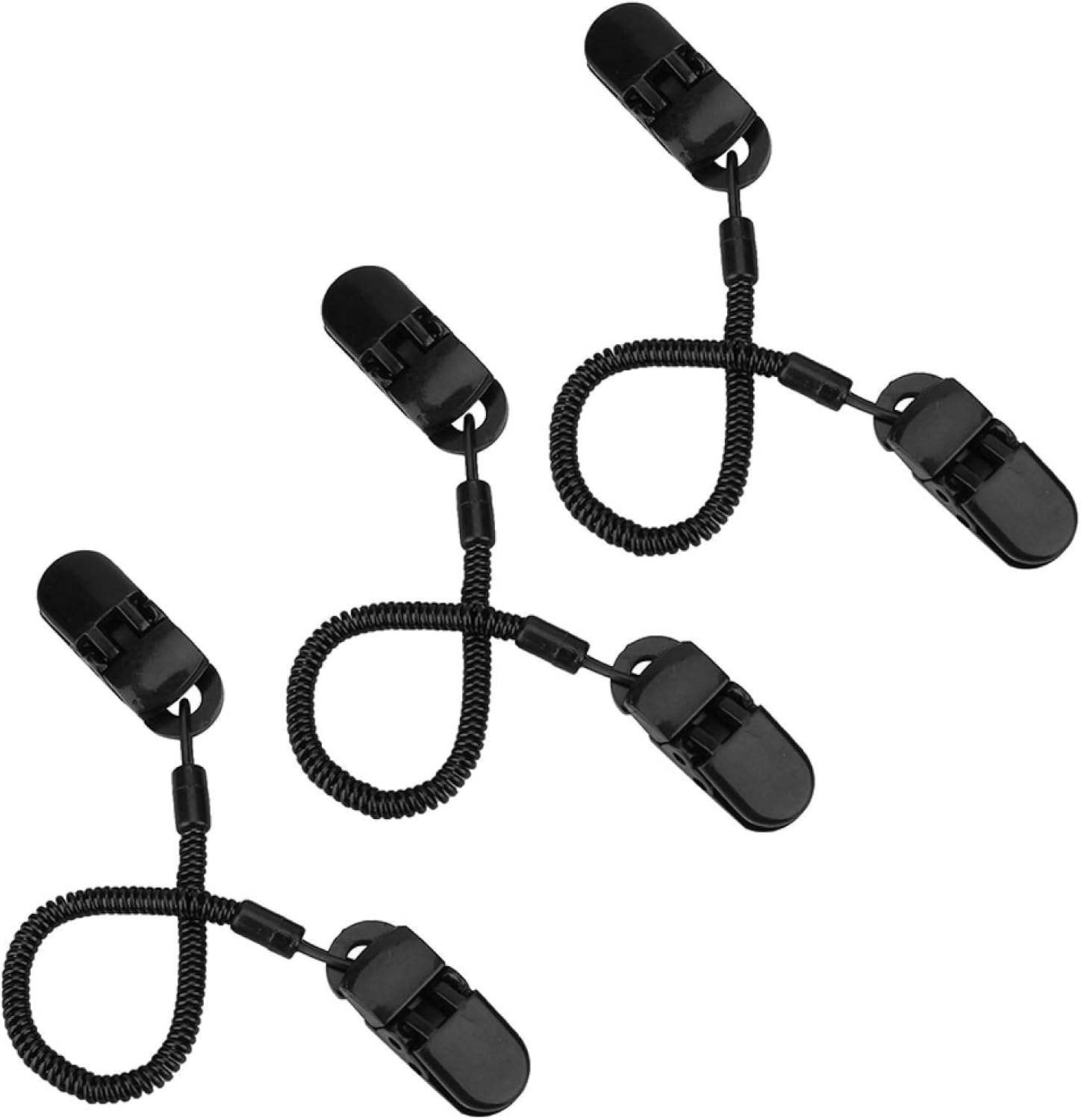 Retainer Hat Clip 3pcs Black Color Adjustable Hat Strap Clips, Cap