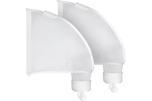 Keptwell Spa Part Superfine Nylon Mesh Pool Cleaner All-Purpose Bag - Fits Polaris 280 & 480 - Zippered K13 K16 (2-Pack)