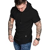 Aiyino Men's S-5XL Athletic Hoodies Sport Sweatshirt Solid Color Fashion Pullover