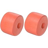 PATIKIL 1.57x2.36 Inch Deep Water Fishing Float, 2 Pack 70g Foam Marker Buoy for Trail Markers Dock Floats Kayak Boats Swim, Orange