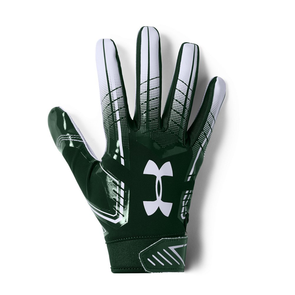 Under Armour Youth F8 Lime Surge Football Gloves Academy