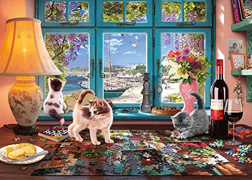 Schmidt Spiele Puzzle 58344 - Am Puzzletisch, 1.000 Teile Puzzle – Bild 3