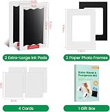 Nabance Baby Hand and Footprint Kit Inkless Pads 2 Large Frames 0-12 Months view 5