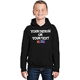 Awkward Styles Custom Hoodie for Kids Boys Girls Personalized Sweathisrt Your Image Photo Text Design Front/Back Print
