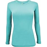 Natural Uniforms Women's Under Scrub Tee Crew Neck Long Sleeve T-Shirt