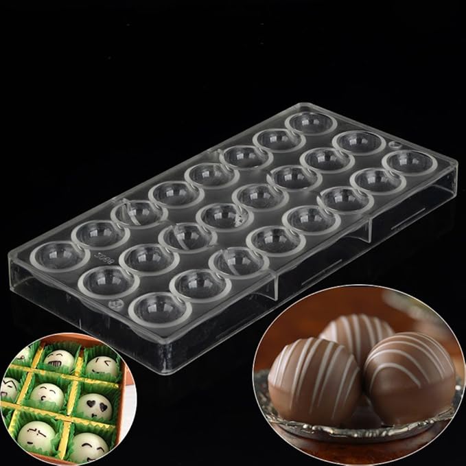 Polycarbonate Chocolate Mold Clear Mold DIY Handmade Pastry Tools Semi