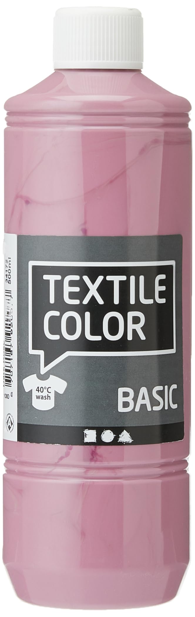 Creativ 100263 Textile Color, dark rose, 500ml