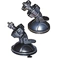 Dash Cam Suction Cup Mount for Oldshark Amuoc Jeemak Chortau Screw-Connect Dashcam, Clip on Car dvr Holder, Strong Suction Power, Easy to Install Use, Easy to Remove, Heat Resistant, 2 Pcs