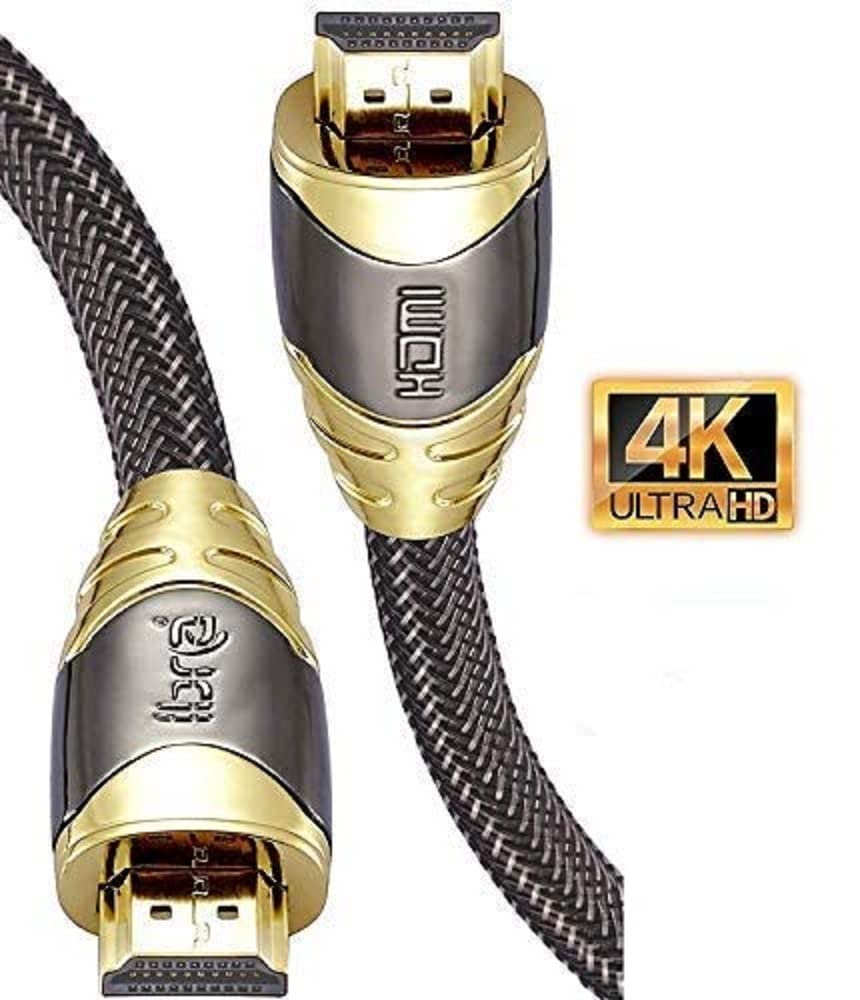 IBRA 8K / 4K HDMI Cable 1.5M HDMI Lead-Ultra High-Speed 18Gbps HDMI 2.0b Cord 4K@60Hz 8K@60Hz Support Fire TV, Ethernet, Audio Return, Video UHD 2160p, HD 1080p,3D, PS3 PS4 PC LUXURY