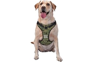 Personalized Dog Harness with Name Phone Number - Custom Dog Vest, No-Pull Adjustable Reflective Pet Harness for Small Medium