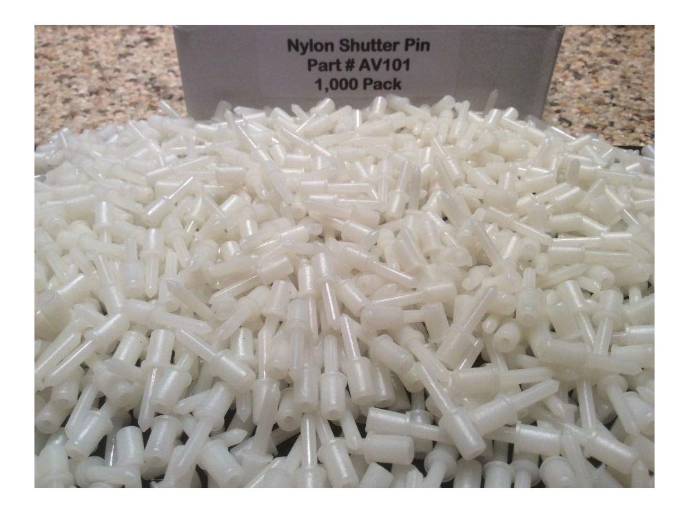 Windows 1000 Shutter Pins AV101 Standard Nylon Louver Pins with A