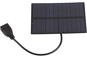GAVIGAIN Mini 5V 5W Solar Panel Charger,Portable Lightweight Solar Panel with USB Pug,Emergency S Power for Camping and Hiking,Environmental Friendly Outdoor Solar Power Panel for Mobile Phones