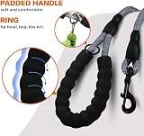 Taglory Rope Dog Lead 1.0 cm 1.5 m Reflective Padded Handle Small Dogs view 4