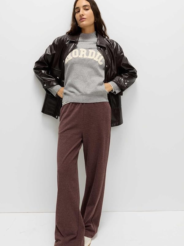 Jersey con Cuello Chimenea con Eslogan Mujeres XS