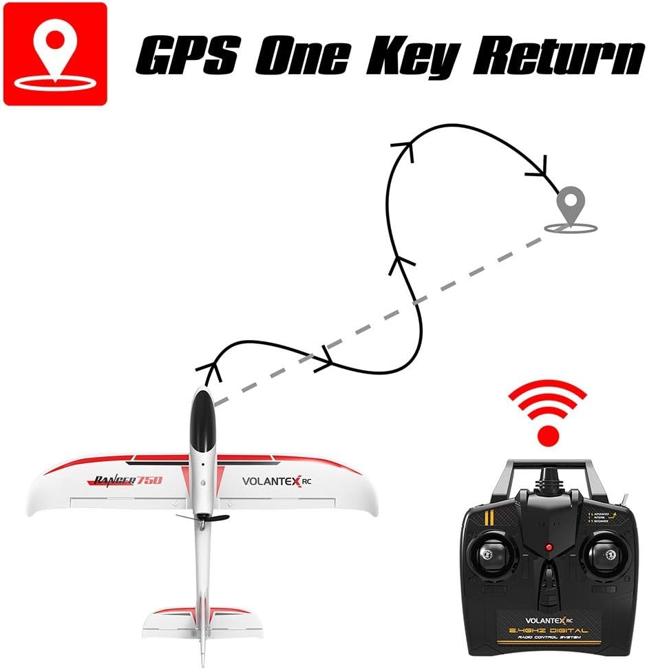 gps rc plane