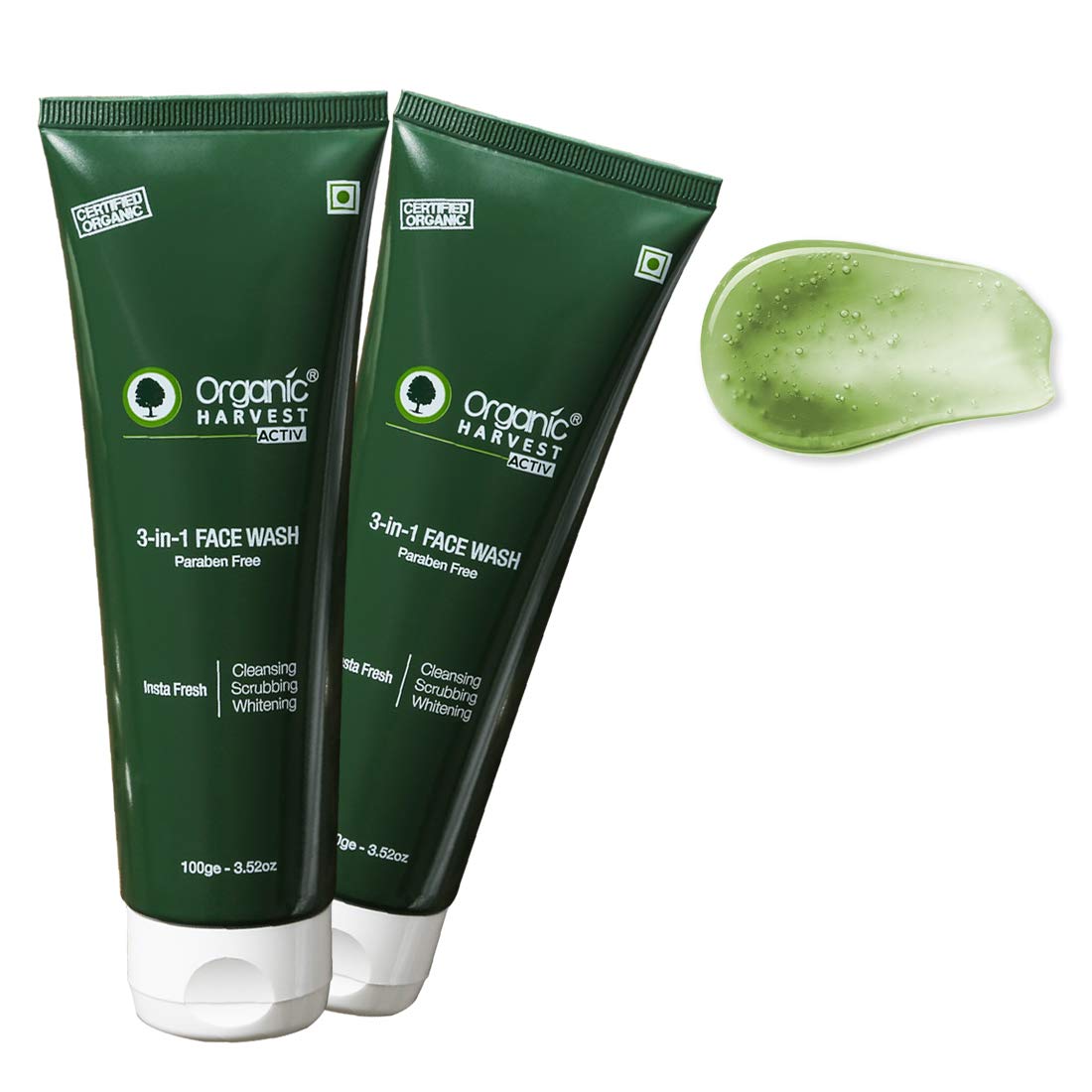 organic harvest face wash for oily skin