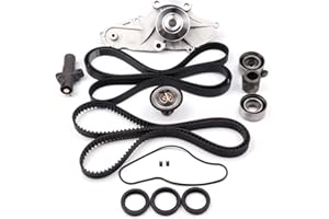 ASTOU Timing Belt Kit w/Water Pump Fit for Honda for Pilot Odyssey 3.5L 2005-2014 for Accord 3.5L 2008-2014 Replace Timing Belt OEM - TKH-002C