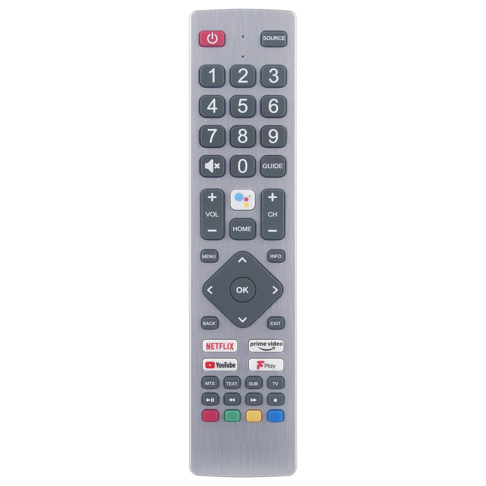 Replacement Voice Remote Fit for Polaroid Bush Blaupunkt Technika TV 1T-C32BI2KE2AB DR-0532 SHWRMC0134 SHW/RMC/0134 TEF/RMC/0015 TEFRMC0015 POF/RMC/0004 BUF/RMC/0114 BLF/RMC/0015 TEF/RMC/0014