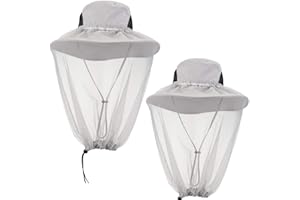 ACBUNGJI 2 Pack Hats Sun Protection Hats for Gardening Hiking Fishing