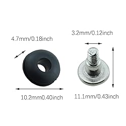 SQXBK 20PCS 3.5 Inch Anti Vibration Mounting Screws