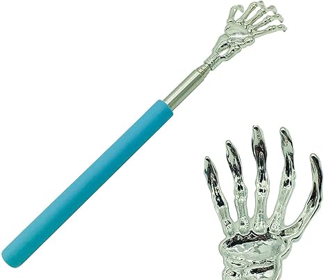 Amazon Co Jp Kondolen 孫の手 伸縮 携帯 伸びる孫の手 ブルー ホーム キッチン