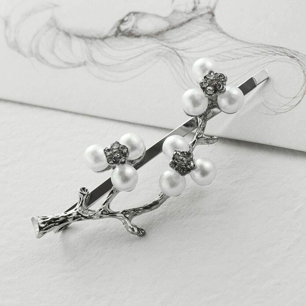 Amazon Com Mopolis Hairgrips Vintage Barrette Gold Silver Tree