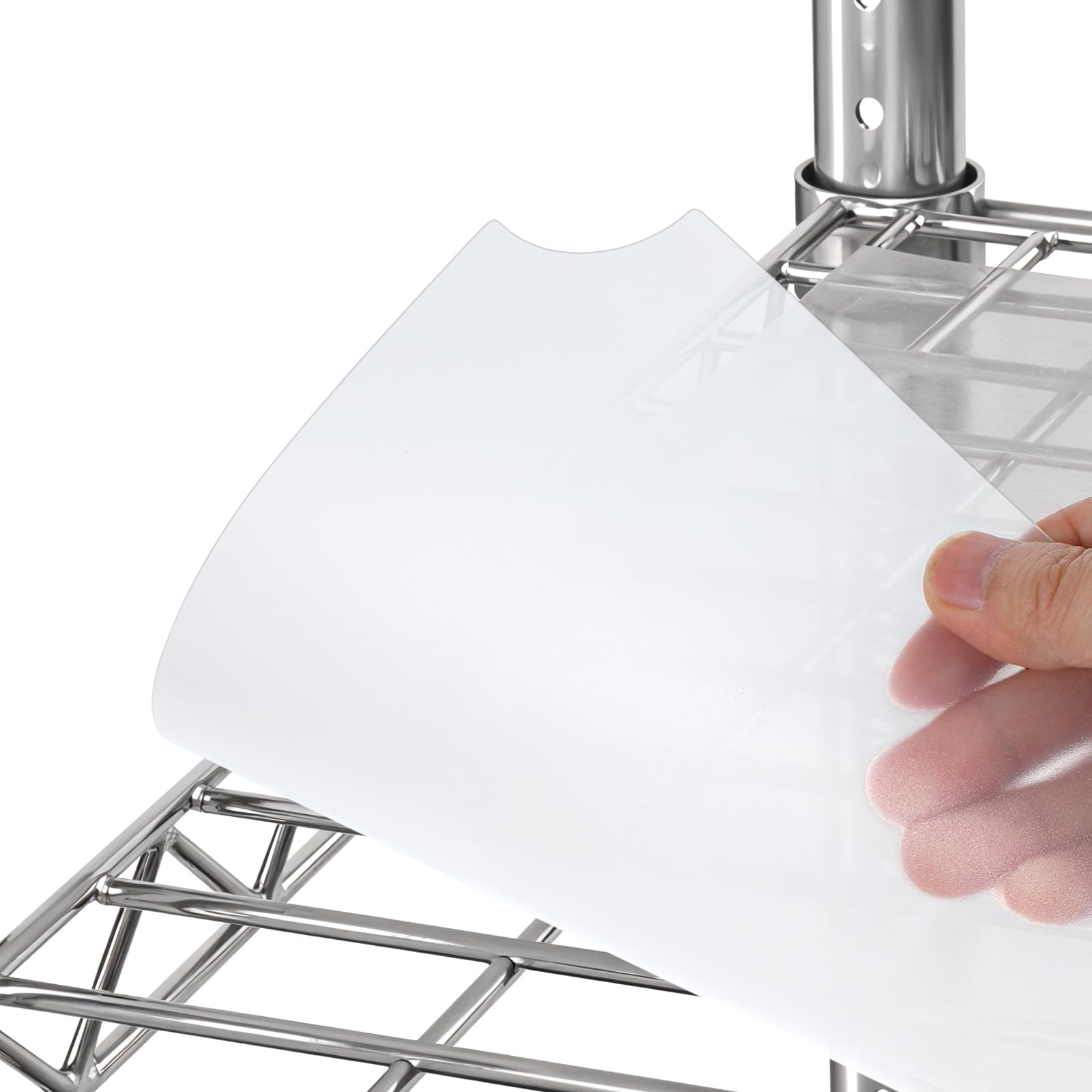 Photo 1 of 10 Pack Wire Shelf Liner, 11.4 x 16.1 Inch Waterproof Plastic Shelf Liners for Wire Shelving, Pantry Rack Cover Liner for Metal Rack Kitchen Shelves