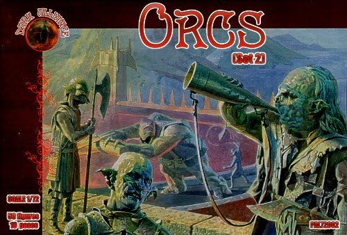 Dark Alliance 1/72 Orcs set 2 50 figures/10 poses # 72002