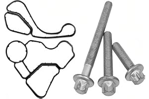 Engine Oil Filter Housing Bolts & Gasket Seal Kit Fits for BMW 330i 325i 530i 525i 525xi Z4 328i 335i 328xi X5 X6 528i 535i 1