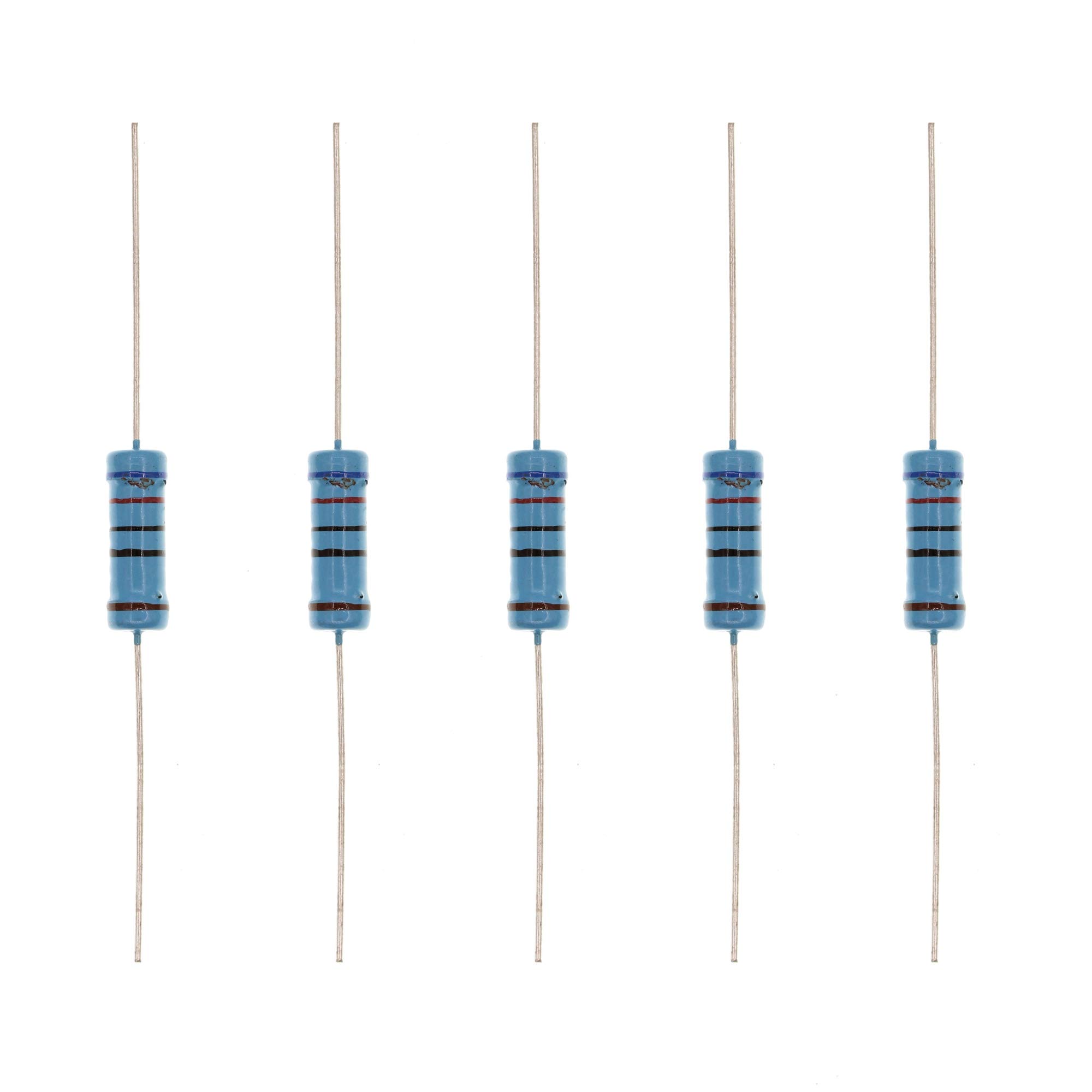 HUABAN 20PCS 3W 3 Watts 620R 620 Ohm 1% Metal Film Resistor
