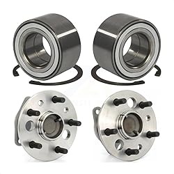 Front Rear Wheel Bearing And Hub Assembly Kit For